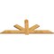 Ekena Millwork Kennewick Rough Sawn Timber Gable Bracket, Western Red Cedar, 84"W x 31"H x 2"D x 6"F, 9/12 Pitch GBW084X31X0206KEN00RWR - alternate 4